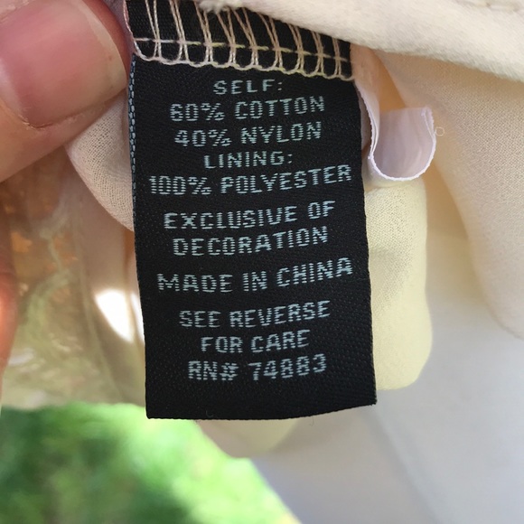 Cynthia Rowley Lattice Circle Design Blouse Size L - Picture 5 of 8